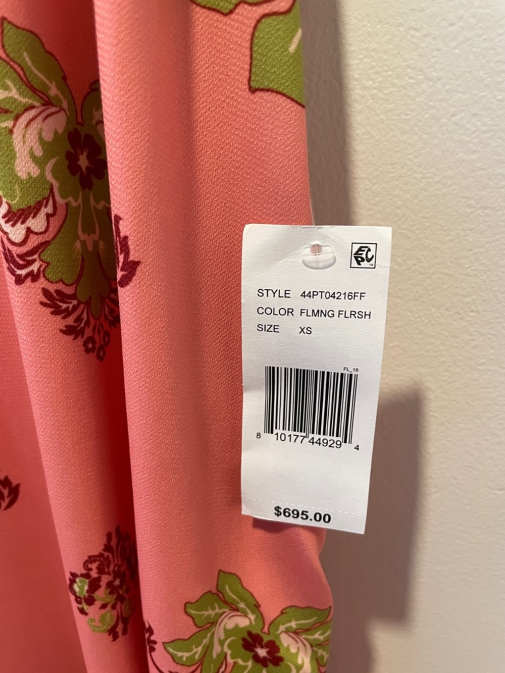MESTIZA New York Halter-Neck Pink Floral Maxi Dress - Picture 3 of 13